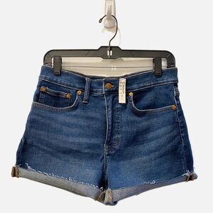 Madewell Indigo High Rise Denim Shorts - size 28